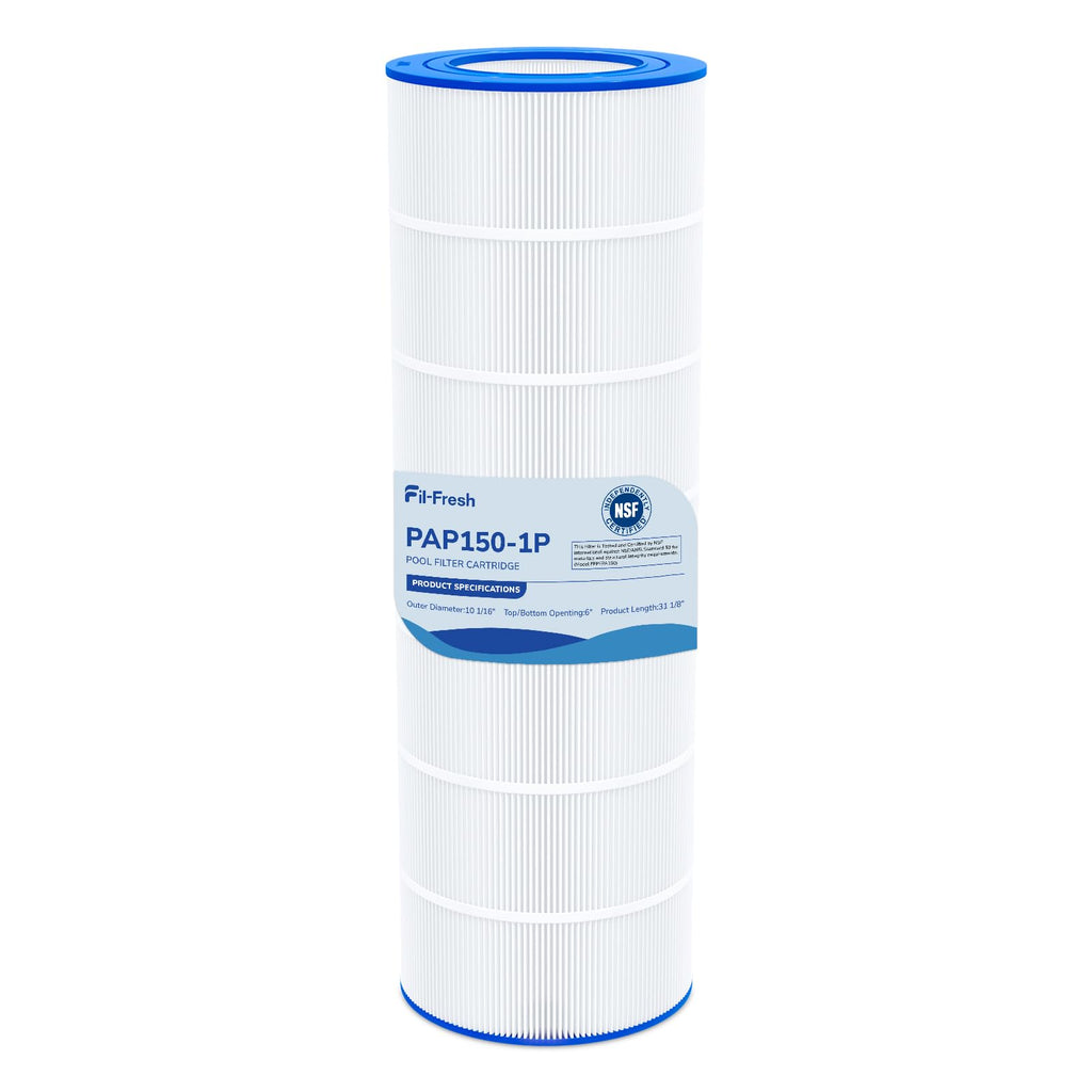 Fil-fresh CC150 Pool Filter Cartridges Compatible with Pentair Clean & Clear 150, Replacement for Pleatco PAP150, Pentair R173216, Unicel C-9415, 150 sq.ft
