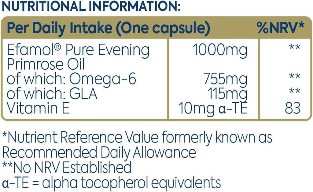 Efamol Evening Primrose Oil 1000mg 30 caps