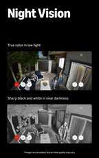 Ring Outdoor Cam 2K (newest model), Battery, Home or business security, Wide-Angle Retinal 2K Video, 6x Enhanced Zoom, Night Vision, Black