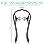 VOYOR Neck Massager Shiatsu Deep Tissue Dual Trigger Point for Pain Relief