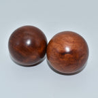 BCQLI 2 Inches Baoding Balls Chinese Health Exercise Stress Balls Rosewood