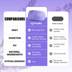 eyevana, 16 Packs Steam Eye Mask, Extra Deep Heat for Dry Eyes, Fast Relief for Irritation, Stye, Puffy Sensitive Eyes and Eye Strain, Disposable Self Heating Warm Compress (Ultra-Soft Lavender)