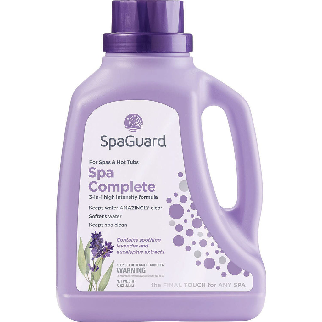 SpaGuard Spa Complete, 70 oz, Single, 3-in-1 High Intensity Formula for Spas & Hot Tubs, Keeps Water Clear, Softens Water & Helps Keep Spa Clean