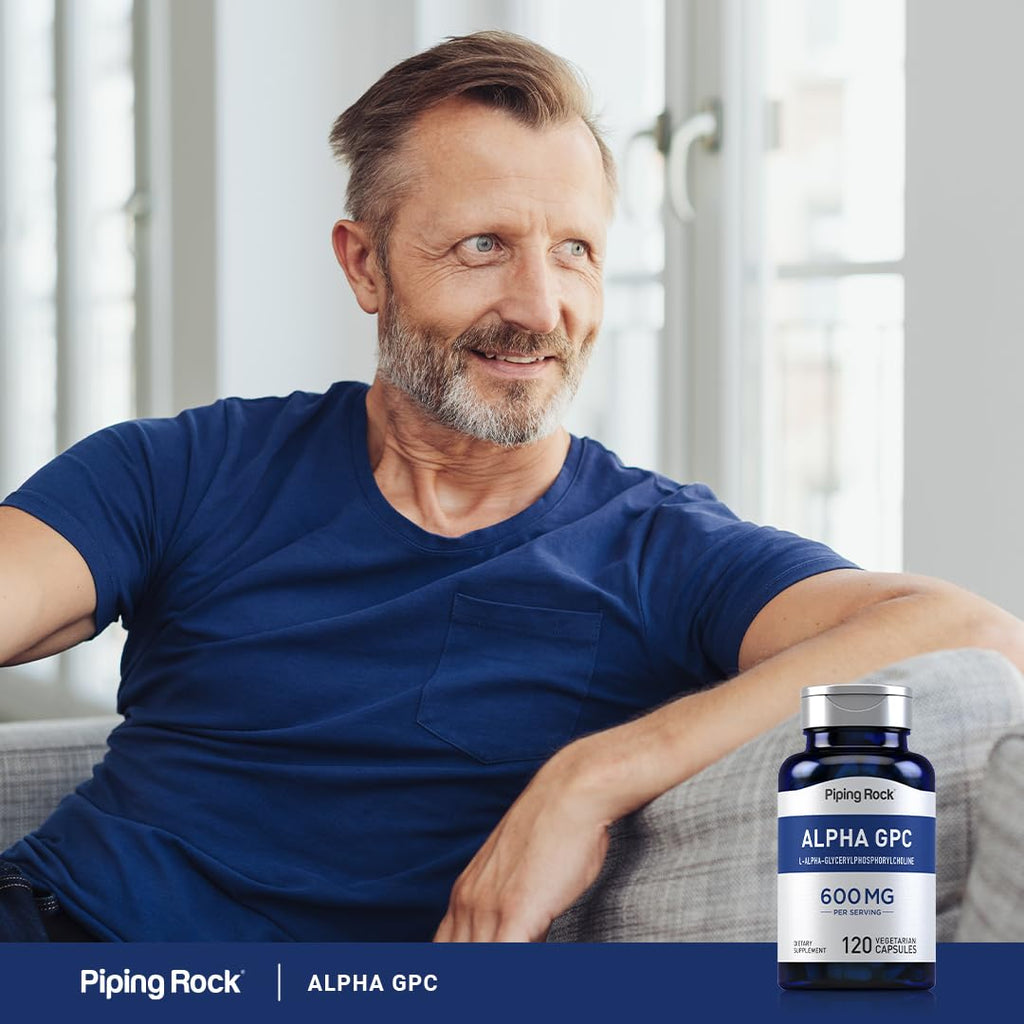 Piping Rock Alpha GPC 600 mg | 120 Capsules