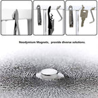 rhinocats Small Strong Magnets, 269Pcs Mini Round Refrigerator Magnets for 3D Printings, Office, Hobbies, Crafts and Science