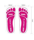 Pink 25Pairs(50Feets) Disposable Spray Tanning Feet Pads for Hygienic Foot Protectors,Comfortable & Hygienic Spray Tan Pads Feet-Specifically for the Spray Tanning Industry or Salon