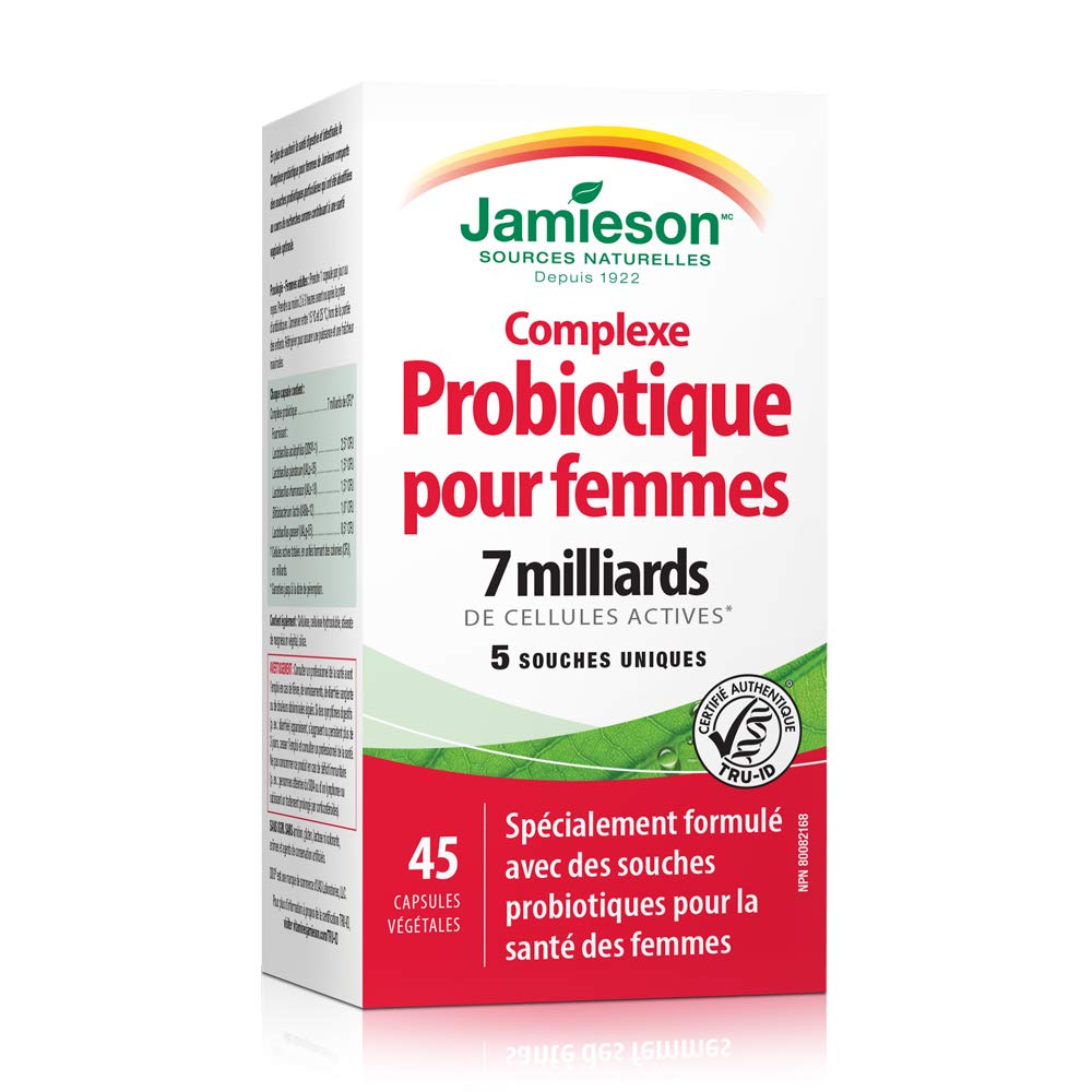 Jamieson Women’s Probiotic Complex 7 Billion, 45 Veg caps
