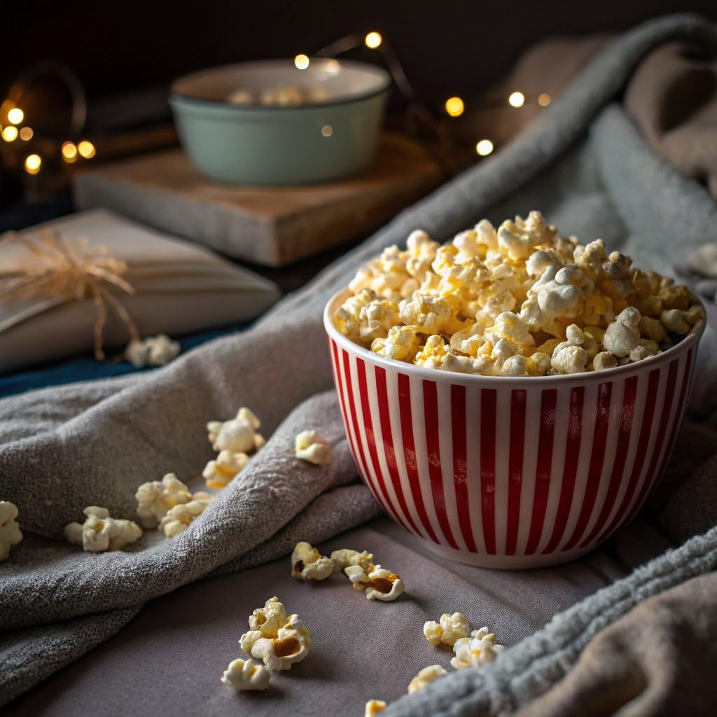 Perfectware All in One Popcorn Portion Packets with Kernels, Salt, and Coconut Oil for Popping Machine, 4 oz, 12 Count