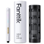 Fanttik E2 Ultra Electric Screwdriver, 0.6N.m Mini Screwdriver Set, 50 Magnetic Bits, 5/32'' Precision Screwdriver for Laptop, PC, Phone, 3D Printer, RC Cars, Electronics Repair Tools for Dad (White)