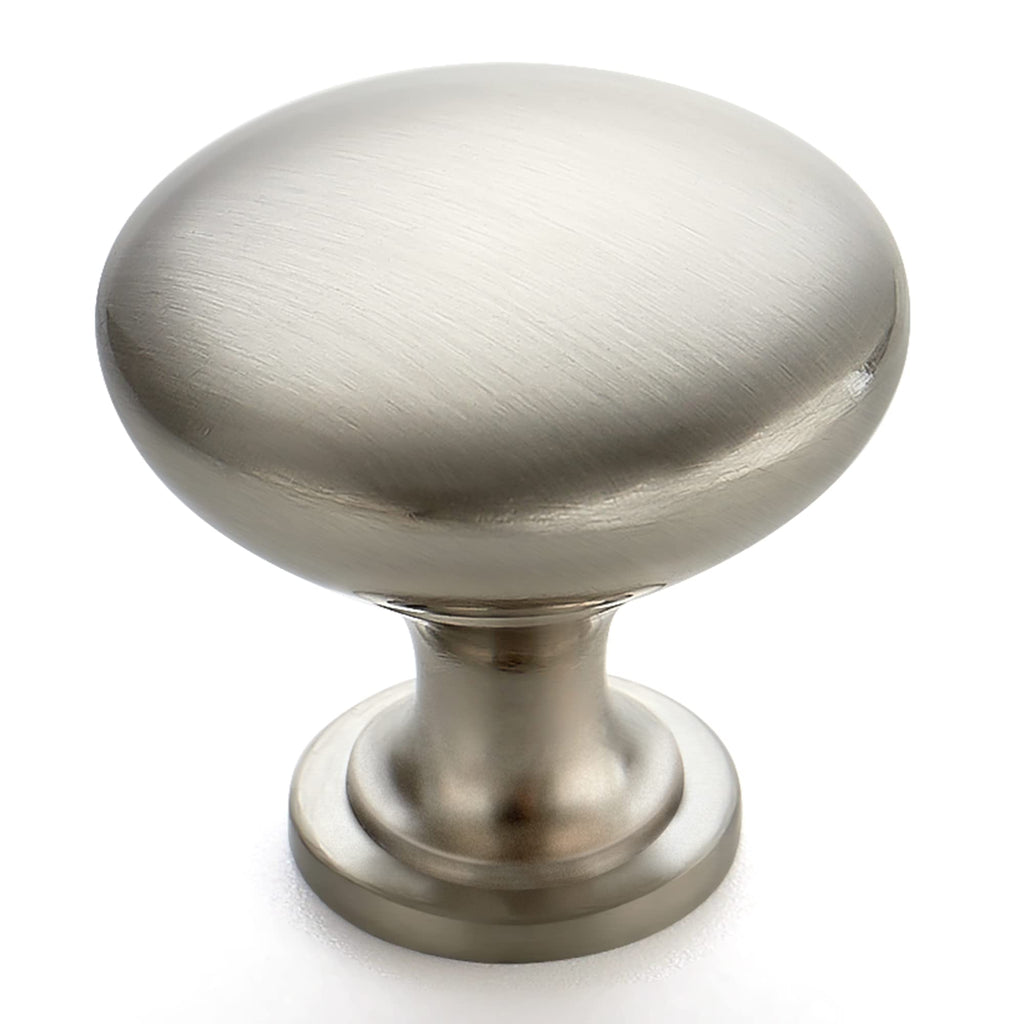 Ravinte 10 Pack Kitchen Cabinet Knobs - Satin Nickel Zinc Brushed Drawer Pulls - Door Handles for Dresser Drawers