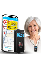 SecuLife New 2026 Fall Alert Device, Medical Alert Pendant with for Seniors, SOS Call, GPS Tracking – Wearable Emergency Necklace for Elderly, Waterproof, 2-Way Calling, Panic Button