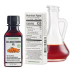 Siberian Sea Buckthorn Oil | 100% Natural Extra Virgin Cold Pressed 100 ml / 3.4 fl oz | Unrefined Raw Vegan | Exclusive Healthy Diet Food Grade