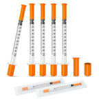 0.5ml Syringe 31G 5/16" 8mm, Lab Tools Individually Wrapped 100 Pack
