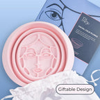 Icy-Mojo Facial Cold Plunge™ | Collapsible Silicone Ice Facial Bowl with Built-In Ice Tray | Portable Face Ice Bath for Skin Tightening, Puffiness, Acne Relief & Glow (Soft Pink) (Soft Pink)