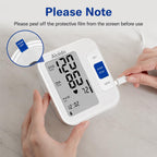 Alcedo Blood Pressure Monitor for Home Use, Automatic Digital BP Machine with Large Cuff for Upper Arm, LCD Screen, 2x120 Memory, Talking Function