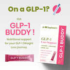 Dr. Stephanie's GLP-1 Buddy Pair with GLP-1 Boosters for Best Results - Digestive Support, Preserve Lean Muscle, Replenish Vitamins - Strawberry Watermelon Drink Mix
