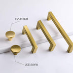 Goldenwarm 60 Pack Brushed Brass Cabinet Knobs for Modern Kitchen Hardware Handles Gold Round Drawer Knob for Closet Bifold Cabinets Pulls,1.27 Inch