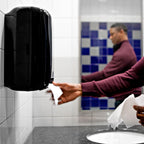 Tork Matic Paper Towel Dispenser, Intuition Sensor, Black, Elevation, H1, non-contact One-at-a-Time dispensing, 5511282