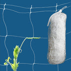 HHTHH White Trellis Netting 5x100 ft Heavy Duty Garden Trellis Netting Polypropylene Plant Support Garden Net for Climbing Vegetables Fruits Flowers