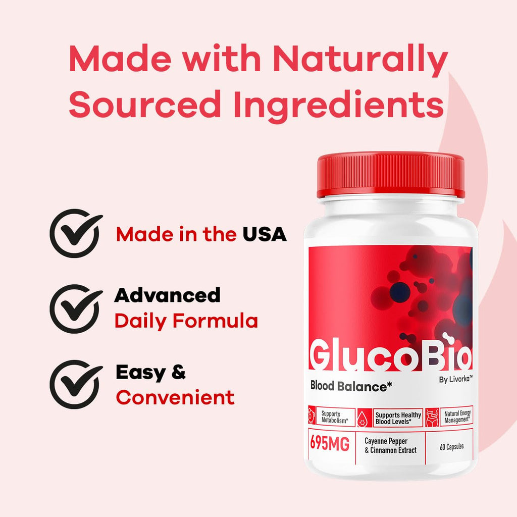 (2 Pack) GlucoBio Capsules - Official Gluco Bio Advanced Formula Support Pills - Maximum Strength, Natural Gluco Bio Supplement Vitamin for Overall Health & Wellness Reviews, 120 Capsules for 2 Months