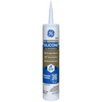 GE Advanced Silicone Caulk for Window & Door, Clear, 10 fl oz Cartridge, 12 Pack - 100% Waterproof Silicone Sealant, 5X Stronger Adhesion, Shrink & Crack Proof