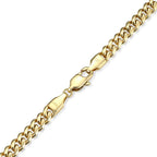 JAXXON Cuban Link Bracelet - 5mm - Gold 8"