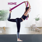 A AZURELIFE Resistance Bands,Professional Long Non-Latex Elastic Stretch Bands,Exercise Bands for Physical Therapy, Yoga, Pilates, Rehab, at-Home or The Gym Workouts, Strength Training