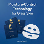 DERM·ALL MATRIX] Daily Facial Dermal-care (35g/sheet) Overnight mask pack,Lifting and Hydrating,Soothing, Exfoliating,Skin Nourishing,Collagen sheet mask. (24sheets/8weeks)