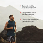 EPIC-T Testosterone Support for Men | Clinically Studied Testosurge® Fenugreek | B-Complex, Zinc, Boron, Rhodiola | Vegan, Non-GMO | 60 Capsules