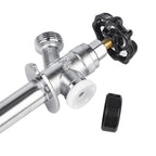 EFIELD 4-inch Anti-Siphon Frost Free Sillcock, 1/2 inch Pex-A Expansion Connection X 3/4 inch Hose Bibb, Chrome Plated Brass Body-4 Inch Length,(SILLCOCK034)