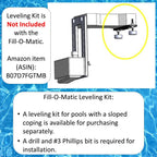 Fill-O-Matic Premium Automatic Pool Water Leveler