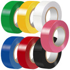 LYLTECH Electrical Tape, Multi Colored, 7 Rolls, 3/4in x 30ft