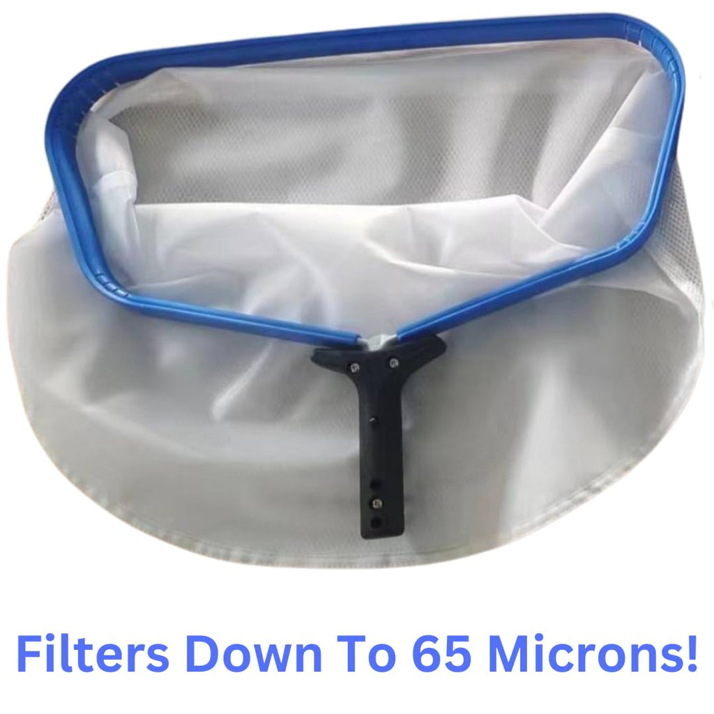 Pool Zing Professional 19" Fine Mesh Pool Skimmer Net - Triple Layer Net for Fine Debris Cleaning