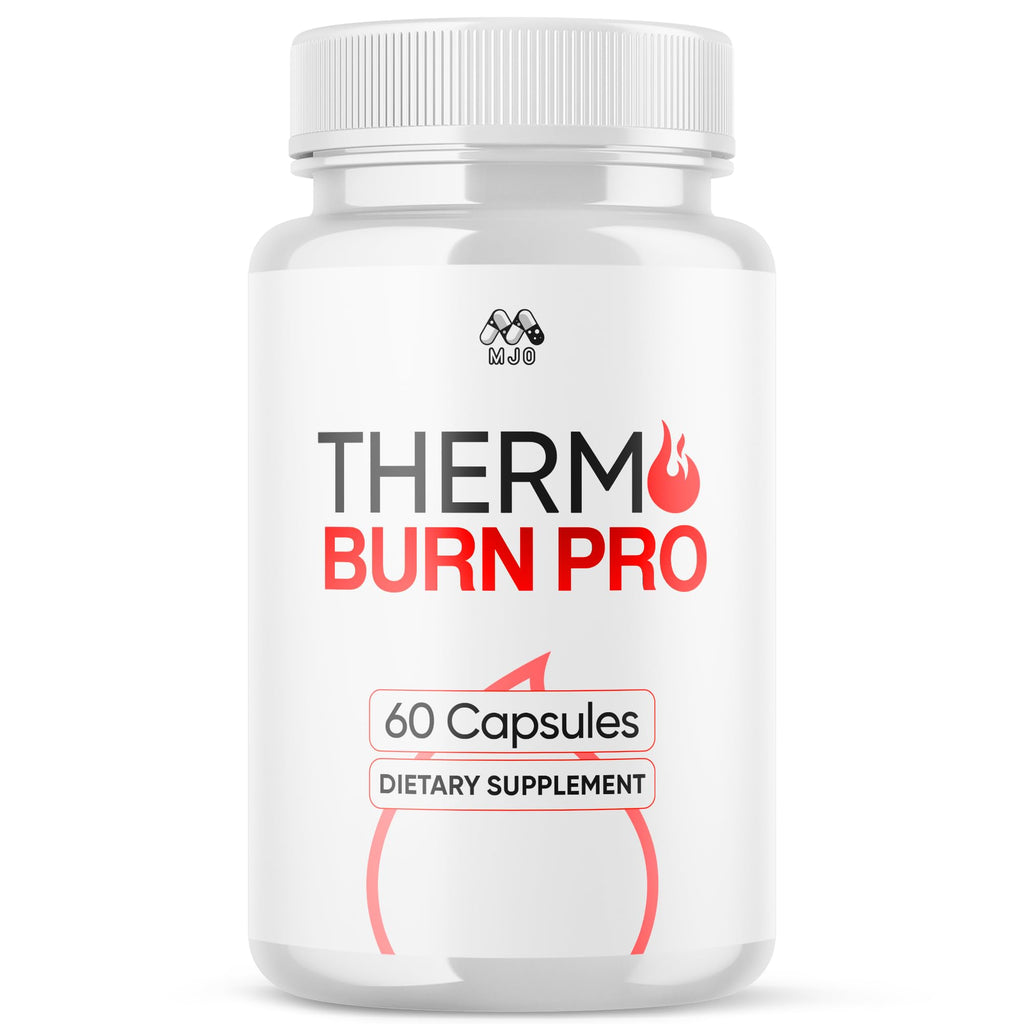 Thermo Burn Pro Capsules, Official Thermoburn Pro Pills with All Natural Ingredients, Maximum Strength ThermoburnPro with Advanced Premium Vitamins Supporting Wellness & Health Naturally (60 Capsules)