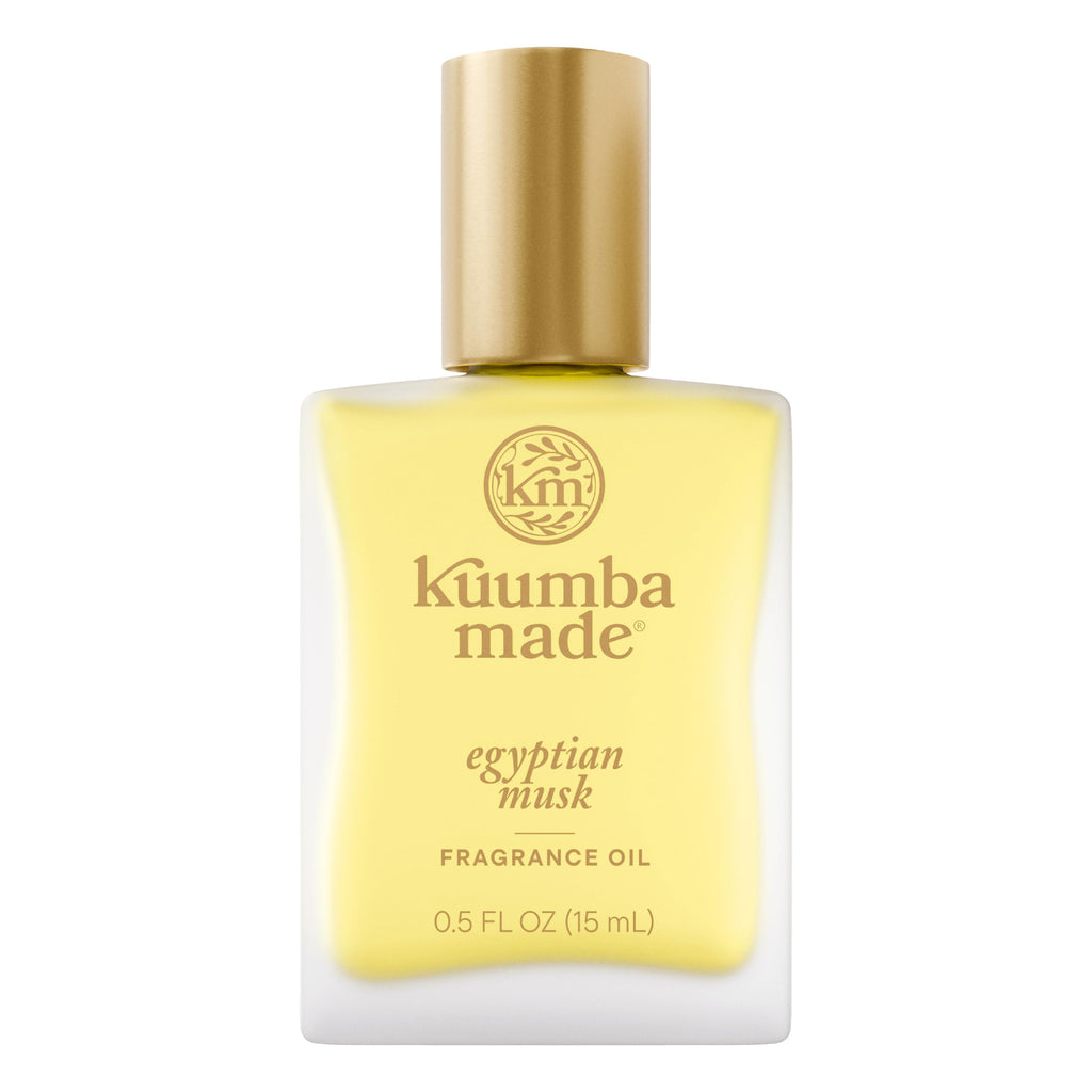 Kuumba Made Egyptian Musk Fragrance Oil, Long-Lasting Small-Batch Perfume Roller, Vegan, Alcohol-Free, 0.5 Fl Oz