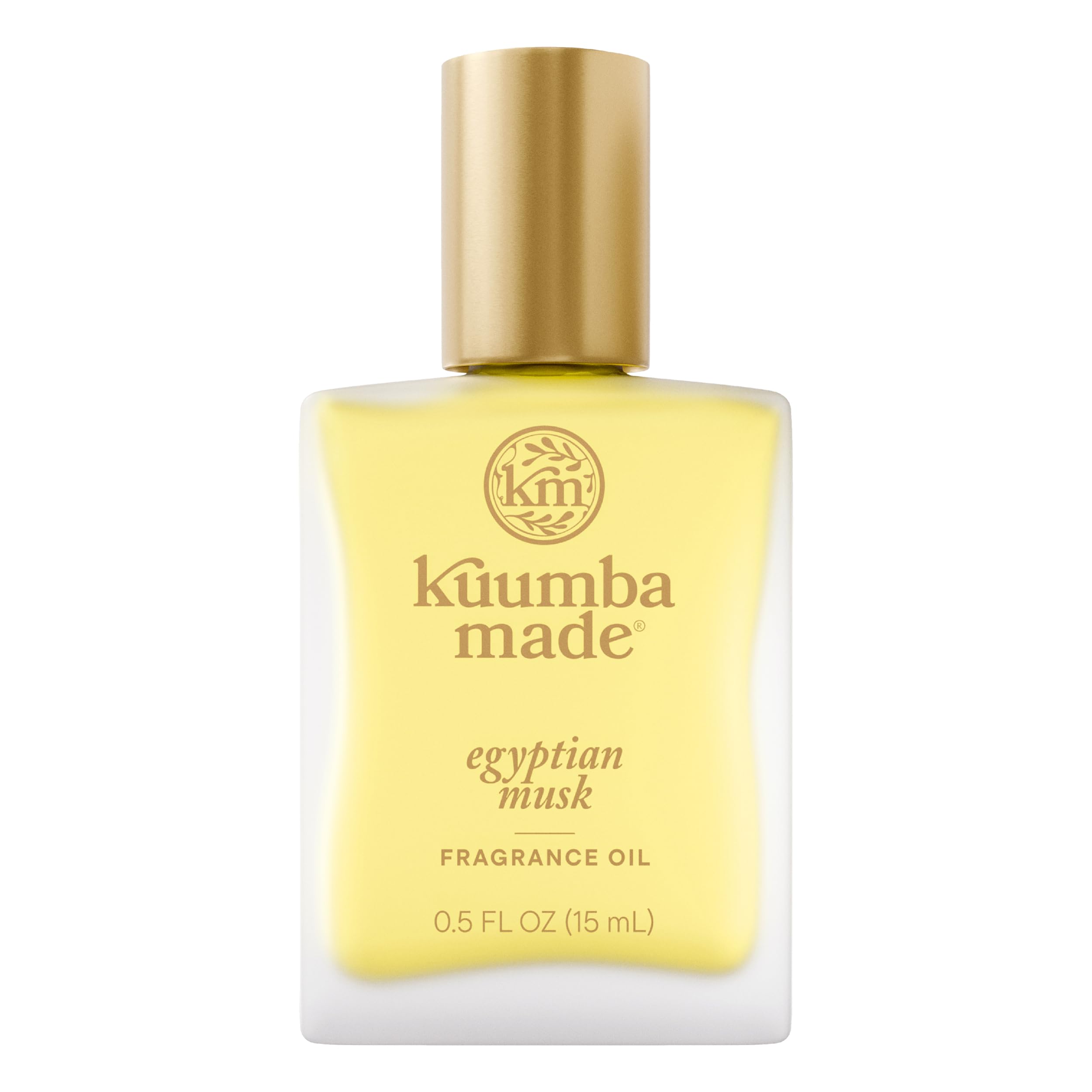 Kuumba Made Egyptian Musk Fragrance Oil, Long-Lasting Small-Batch Perfume Roller, Vegan, Alcohol-Free, 0.5 Fl Oz