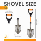 28 inches Small Shovel Garden Shovel with D-Handle
