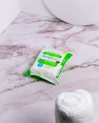 Simpleaf Flushable Wet Wipes Aloe Vera| Eco-Friendly, Paraben & Alcohol Free | Hypoallergenic & Safe for Sensitive Skin | Soothing Aloe Formula | (6 x 25 Counts Convenient Pack) 150 Counts Total