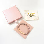 Inspirational Bracelets for Women,18K Gold Plated Christian Bible Verse Faith Jewelry, Religious Jesus Prayer Gift for Mom, Sister, Friend (DON'T LET THE HARD DAYS WIN-Pink Zebra Jasper-Rose Gold)