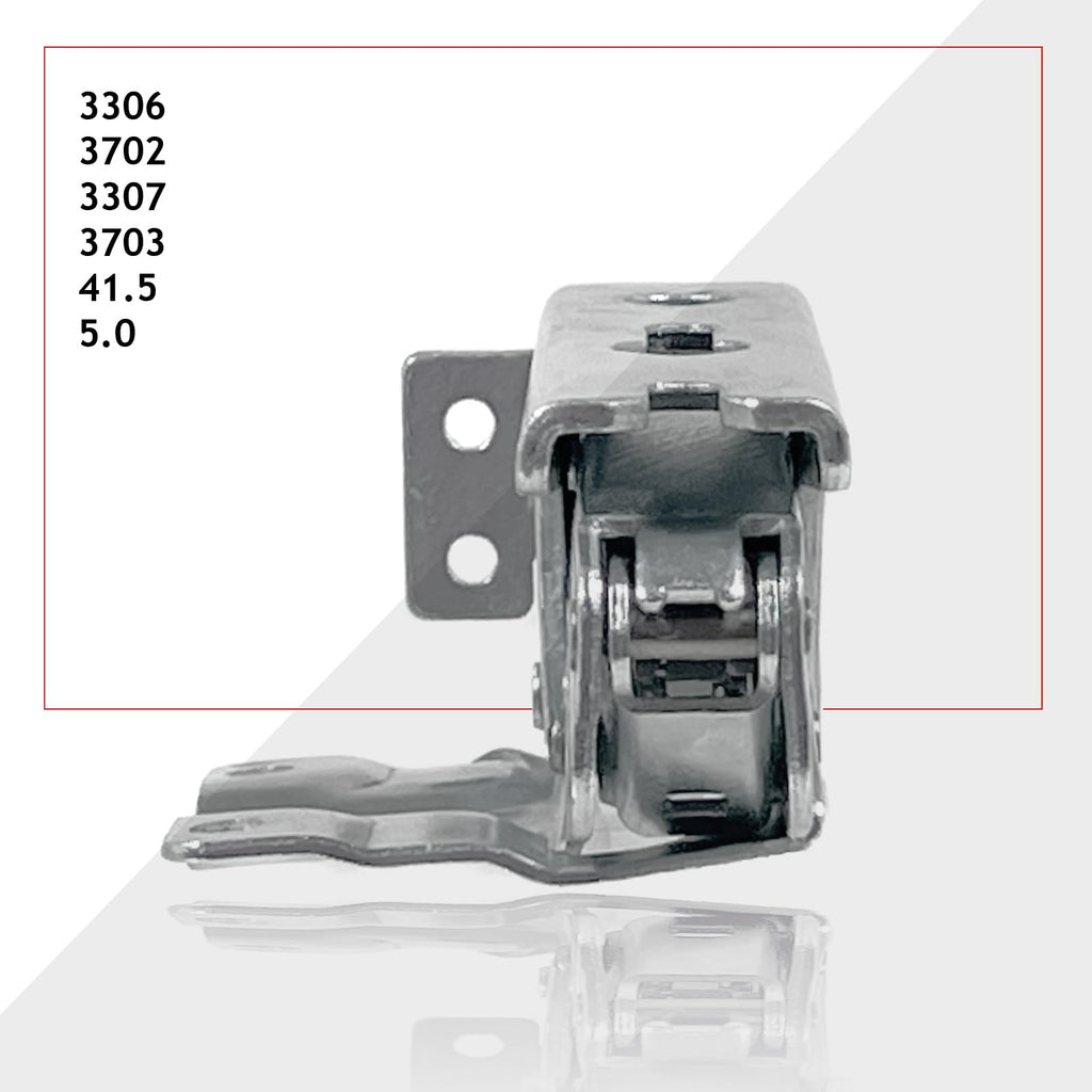 SPARES2GO Integrated Door Hinges Fits Hettich Type Fridge Freezer Set (Left & Right Hinges with Codes: 3306 3702 3307 3703 5.0 41.5)