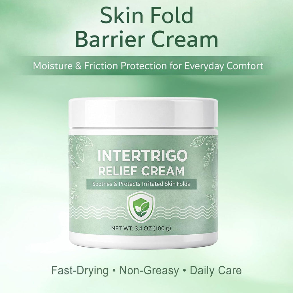 Dosoecse 1Ps Healora Intertrigo Cream – Skin Fold Barrier Cream for Moisture & Friction Protection, Helps Support Skin Comfort, Fast-Drying Non-Greasy Formula for Friction-Prone Areas.