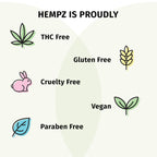 HEMPZ Body Lotion - Blackberry & Lemongrass Daily Moisturizing Cream, Shea Butter Hand and Body Moisturizer - Hemp Lotion - Skin Care Products, Hemp Seed Oil - 17 oz.