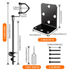 Ground Anchors Shed Anchors 14" Set of 2 Trampoline Stakes