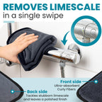 Shiny Bath Shiny Wipes XL Drying Towel, the Original, Ultra Absorbent Twisted-Loop Design, Streak-Free Drying Towel, Shiny Wipes Shower Cleaning Cloths (7 Towel)