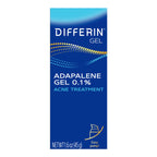 Differin Acne Retinoid Treatment Gel, 0.1% Adapalene, 45g Pump