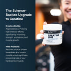 Transparent Labs Creatine HMB - Creatine Monohydrate Powder with HMB for Muscle Growth, Increased Strength, Enhanced Energy Output, and Improved Athletic Performance - 30 Servings, Hawaiian Splash