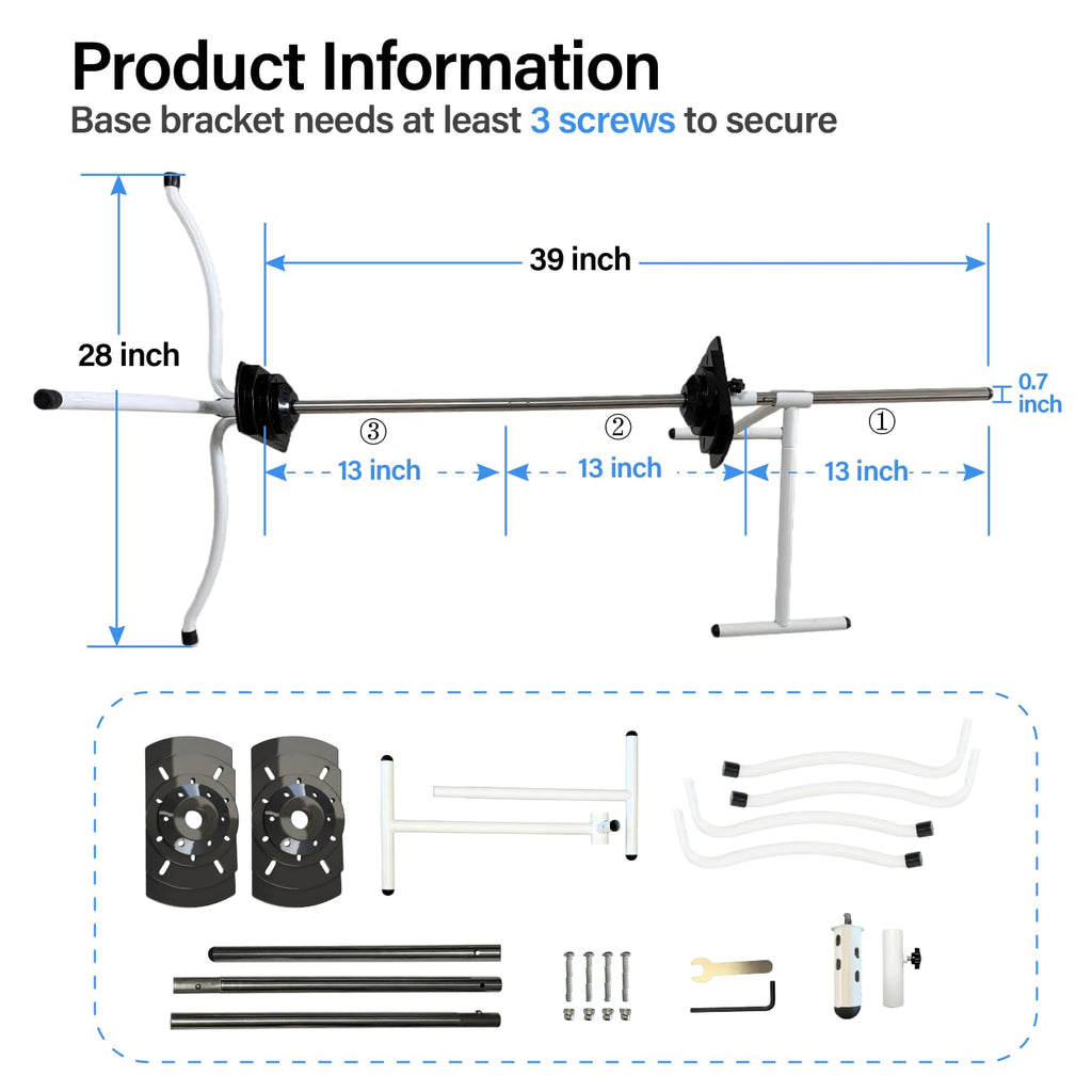 Vootenec Dual Vertical/Horizontal Pool Filter Cleaner Stand Tool - Boosts Cleaning Speed, Universal Fit for 3", 4", 6" Filter Cartridges