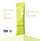 Create Creatine + Electrolytes Mix - Creatine Monohydrate Stick Packs, Supports Energy and Hydration, NSF Certified for Sport, 30 Count, Lemon Lime