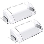 Air Vent Deflectors 2-Pack Set of Super Strong Magnetic Heat-Resistant, Floor Vent Deflectors Easily Adjustable from 8 to 14 Inches,Vent Deflectors for Vents/Walls/Ceilings/Floors