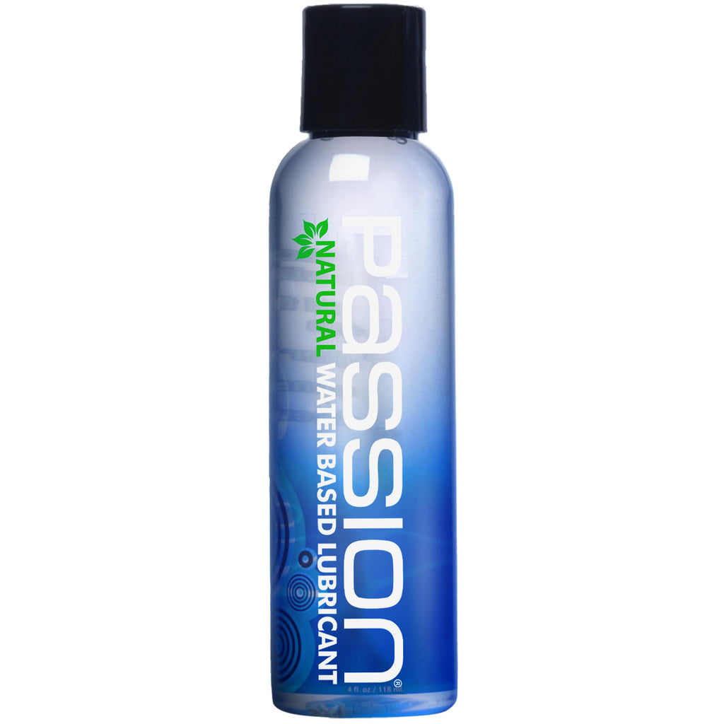 Passion Lube Natural Water-Based Personal Lubricant, 4 Fl Oz – Premium, Non-Sticky, Easy-to-Clean Formula for Smooth, Comfortable Use